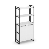 Rift RF.SS-44 (Белый брилиант/Черный) Шкаф 4 ниши широкий