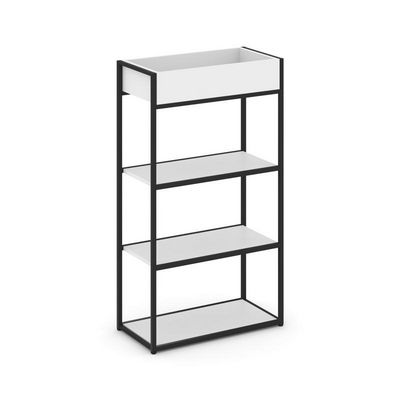 Rift RF.STM-002 (Белый брилиант/Черный) Стеллаж металлический высокий приставной