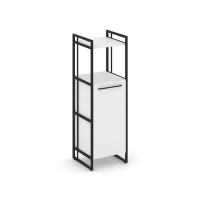 Rift RF.SU-32 (R) (Белый брилиант/Черный) Шкаф 3 ниши узкий