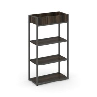 Rift RF.STM-002 (Дуб мали/Антрацит) Стеллаж металлический высокий приставной