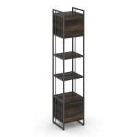 Rift RF.SU-54 (U) (Дуб мали/Антрацит) Шкаф 5 ниш узкий