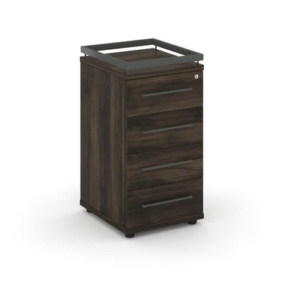 Rift RF.TPR-002 (Дуб мали/Антрацит) Тумба приставная + рамка