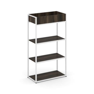 Rift RF.STM-003 (Дуб мали/Белый) Стеллаж металлический высокий приставной