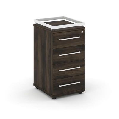 Rift RF.TPR-002 (Дуб мали/Белый) Тумба приставная + рамка