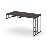 Rift RF.SPOT-014 (L) (Дуб мали/Черный) Стол письменный для опорной тумбы левый