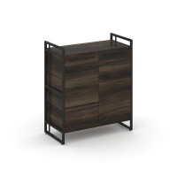 Rift RF.SS-21 (Дуб мали/Черный) Шкаф 2 ниши широкий