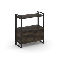 Rift RF.SS-22 (Дуб мали/Черный) Шкаф 2 ниши широкий