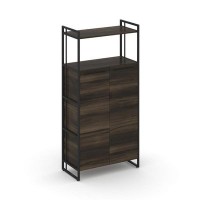 Rift RF.SS-43 (Дуб мали/Черный) Шкаф 4 ниши широкий