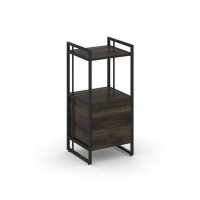 Rift RF.SU-22 (L) (Дуб мали/Черный) Шкаф 2 ниши узкий