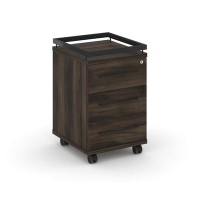 Rift RF.TM-003 (Дуб мали/Черный) Тумба мобильная усиленная + рамка