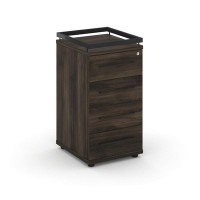 Rift RF.TPR-002 (Дуб мали/Черный) Тумба приставная + рамка