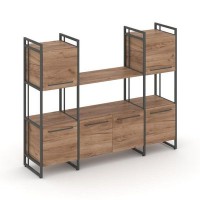 Rift RF.NS-002 (Дуб табак/Антрацит) Шкаф комбинированый