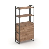 Rift RF.SS-44 (Дуб табак/Антрацит) Шкаф 4 ниши широкий