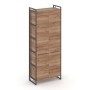 Rift RF.SS-51 (Дуб табак/Антрацит) Шкаф 5 ниш широкий
