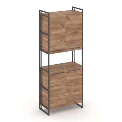 Rift RF.SS-52 (Дуб табак/Антрацит) Шкаф 5 ниш широкий