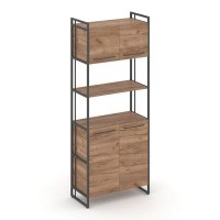 Rift RF.SS-53 (Дуб табак/Антрацит) Шкаф 5 ниш широкий