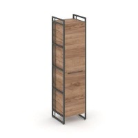 Rift RF.SU-41 (L) (Дуб табак/Антрацит) Шкаф 4 ниши узкий