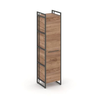 Rift RF.SU-41 (R) (Дуб табак/Антрацит) Шкаф 4 ниши узкий