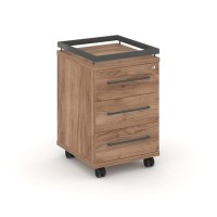 Rift RF.TM-003 (Дуб табак/Антрацит) Тумба мобильная усиленная + рамка