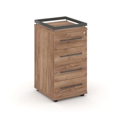 Rift RF.TPR-002 (Дуб табак/Антрацит) Тумба приставная + рамка