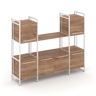 Rift RF.NS-002 (Дуб табак/Белый) Шкаф комбинированый