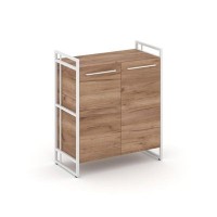 Rift RF.SS-21 (Дуб табак/Белый) Шкаф 2 ниши широкий