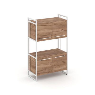 Rift RF.SS-33 (Дуб табак/Белый) Шкаф 3 ниши широкий