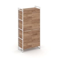 Rift RF.SS-41 (Дуб табак/Белый) Шкаф 4 ниши широкий