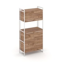 Rift RF.SS-42 (Дуб табак/Белый) Шкаф 4 ниши широкий