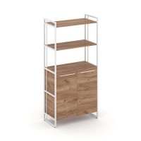 Rift RF.SS-44 (Дуб табак/Белый) Шкаф 4 ниши широкий