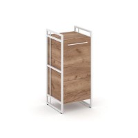 Rift RF.SU-21 (R) (Дуб табак/Белый) Шкаф 2 ниши узкий