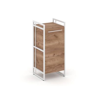 Rift RF.SU-21 (R) (Дуб табак/Белый) Шкаф 2 ниши узкий