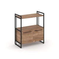 Rift RF.SS-22 (Дуб табак/Черный) Шкаф 2 ниши широкий