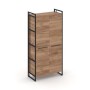 Rift RF.SS-41 (Дуб табак/Черный) Шкаф 4 ниши широкий