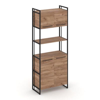 Rift RF.SS-53 (Дуб табак/Черный) Шкаф 5 ниш широкий