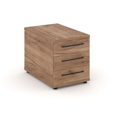 Рифт RF.TOP-002 (Дуб табак/Черный) Тумба опорная/приставная