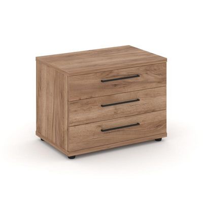 Rift RF.TOP-021 (Дуб табак/Черный) Тумба опорная/приставная