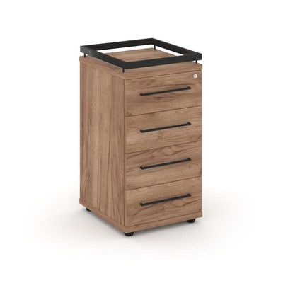 Rift RF.TPR-002 (Дуб табак/Черный) Тумба приставная + рамка