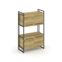 Rift RF.SS-33 (Дуб винченцо/Антрацит) Шкаф 3 ниши широкий