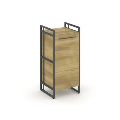 Rift RF.SU-21 (L) (Дуб винченцо/Антрацит) Шкаф 2 ниши узкий