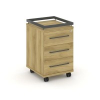 Rift RF.TM-003 (Дуб винченцо/Антрацит) Тумба мобильная усиленная + рамка