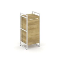 Rift RF.SU-21 (L) (Дуб винченцо/Белый) Шкаф 2 ниши узкий