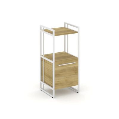 Rift RF.SU-22 (L) (Дуб винченцо/Белый) Шкаф 2 ниши узкий