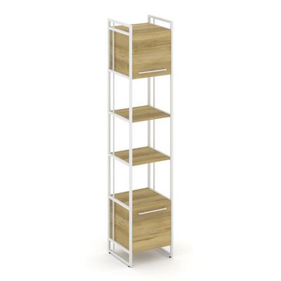 Rift RF.SU-54 (U) (Дуб винченцо/Белый) Шкаф 5 ниш узкий