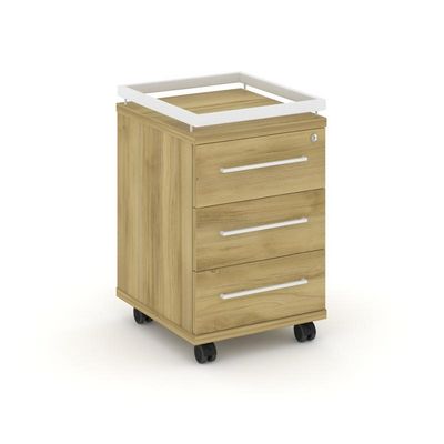 Rift RF.TM-003 (Дуб винченцо/Белый) Тумба мобильная усиленная + рамка