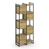 Rift RF.NS-003 (Дуб винченцо/Черный) Шкаф комбинированый