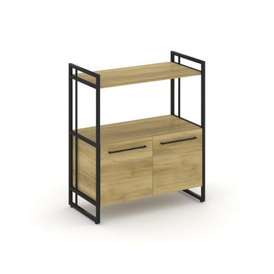 Rift RF.SS-22 (Дуб винченцо/Черный) Шкаф 2 ниши широкий