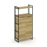 Rift RF.SS-43 (Дуб винченцо/Черный) Шкаф 4 ниши широкий