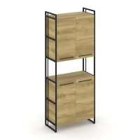 Rift RF.SS-52 (Дуб винченцо/Черный) Шкаф 5 ниш широкий