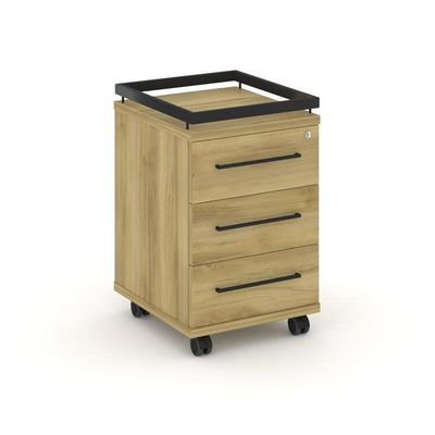 Rift RF.TM-003 (Дуб винченцо/Черный) Тумба мобильная усиленная + рамка